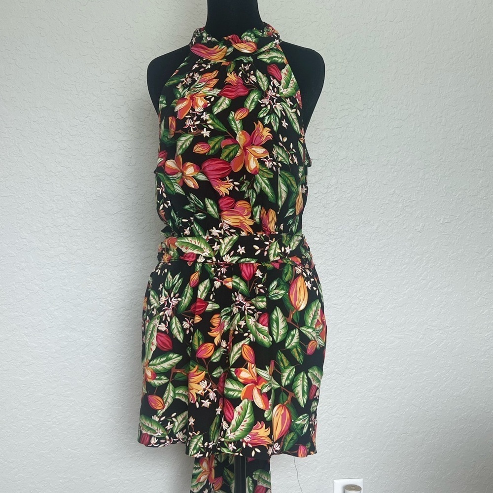 Floral Halter Dress caja 2